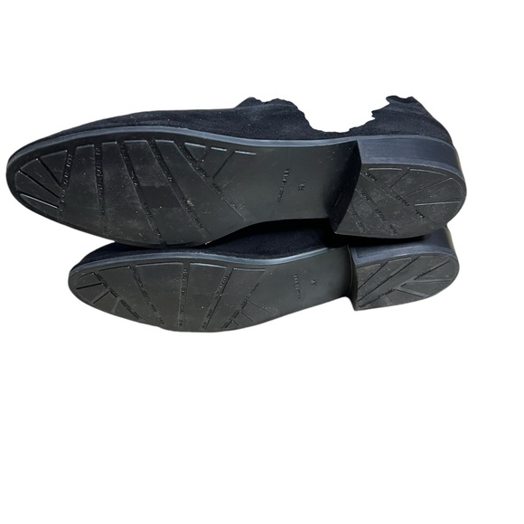 Marc Fisher Humor 2 Faux Suede Over-The-Knee Boots Black Size 8.5 Flat OTK - Picture 7 of 8